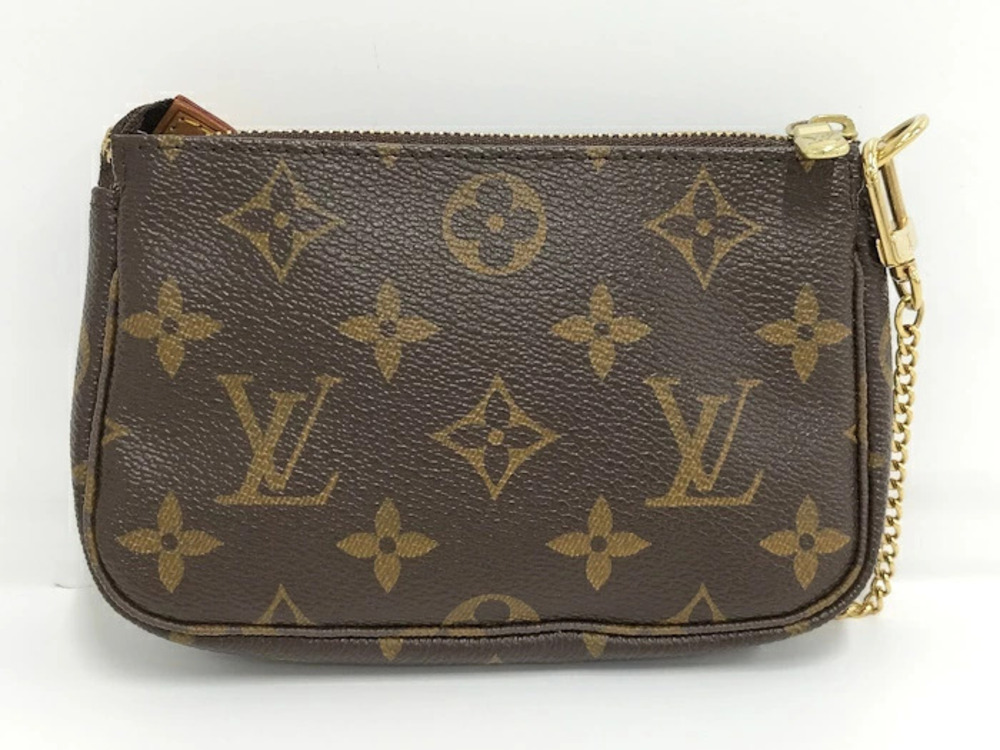 Louis Vuitton Monogram Pouch Pochette Accessoires Brown
